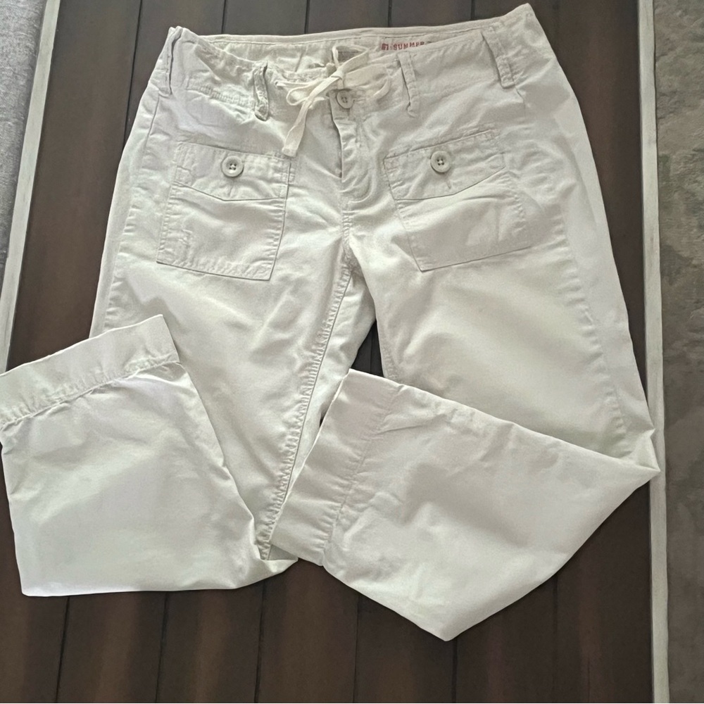 G1 Summer Goods Capri Pants Ivory 2